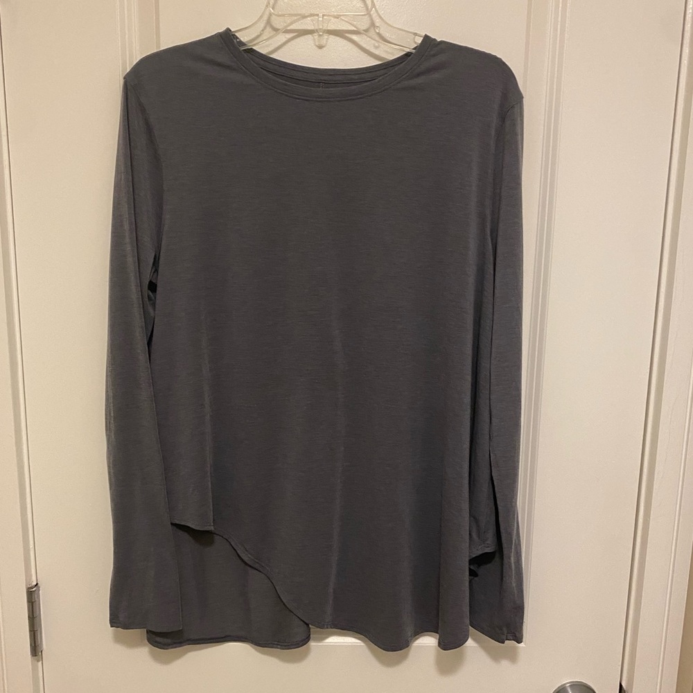 Lululemon lifted balance long sleeve, heathered titanium M/L - Picture 5 of 12
